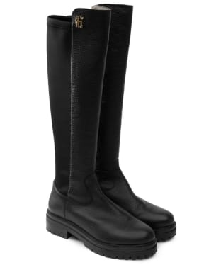 Women's Holland Cooper Albany Chunky Leather Boot - Black
