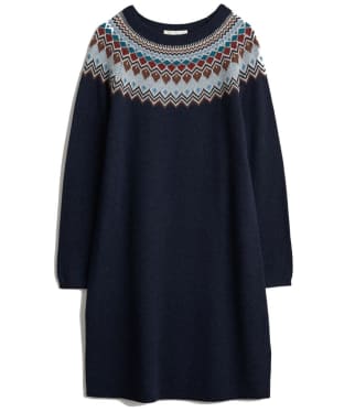 Women's Seasalt Centrepiece A-Line Knitted Dress - Andrena Maritime Mix