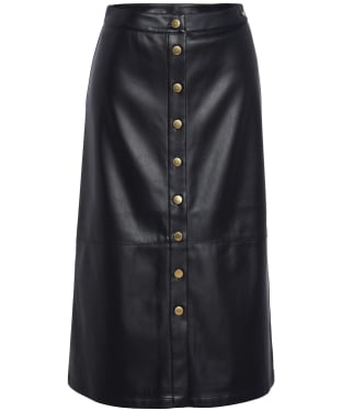 Women's Barbour Alberta Long Line Skirt - Black