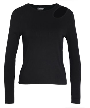 Women's Barbour International Nebula Long Sleeve Top - Black