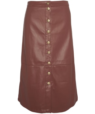 Women's Barbour Alberta Long Line Skirt - Cognac