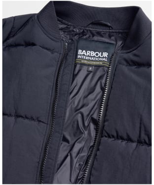 Men's Barbour International Cluny Quilted Jacket - Black