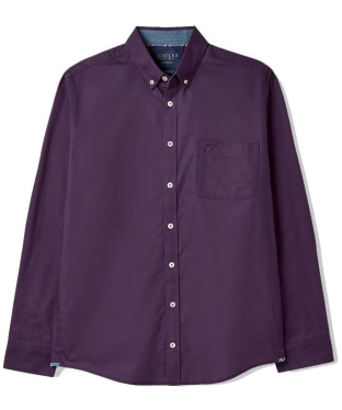 Men's Joules Oxford Shirt - Purple Berry