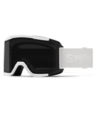 Smith Squad Chromapop Ski, Snowboarding Goggles - Sun Black Lens - White Vapor