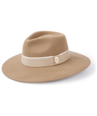Womens Hicks & Brown Oxley Fedora Hat - Camel