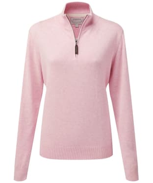 Women’s Schoffel Polperro Pima ¼ Zip Sweatshirt - Pink Marl