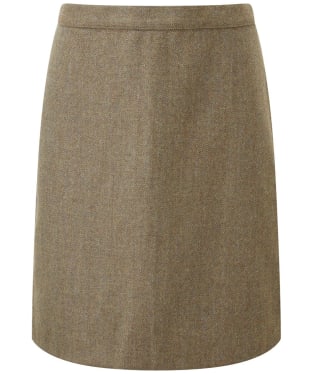 Women's Schöffel Beauly Tweed Skirt - Loden Green Herringbone Tweed