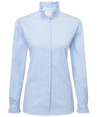 Women’s Schöffel Fakenham Long Sleeve Shirt - Light Blue Stripe