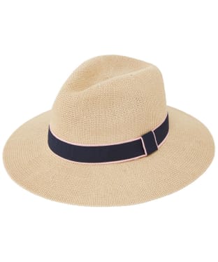 Schöffel Porth Panama Hat - Navy / Pink Stripe