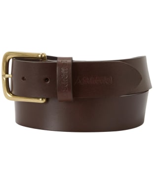 Men's Schöffel Castleton Leather Belt - Dark Brown