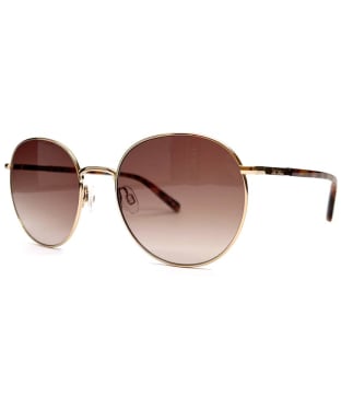 Barbour BA8043 Round Metal Sunglasses - Gold Tortoise / Brown