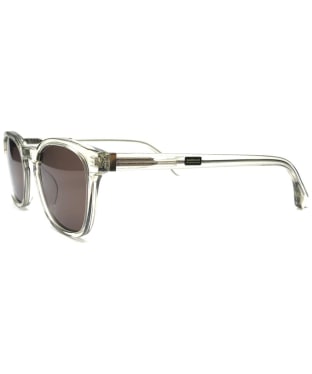 Barbour International BI4013 Polarized Soft Square Sunglasses - Light Green / Brown