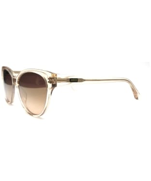 Barbour International BI3007 Polarized Round Cateye Sunglasses - Champagne / Brown