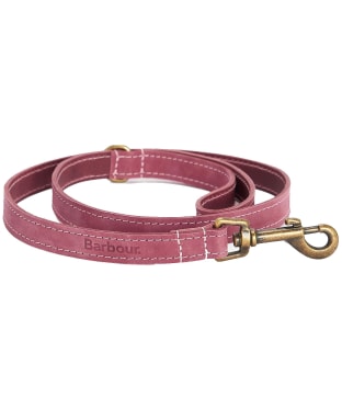 Barbour Leather Dog Lead - Pink
