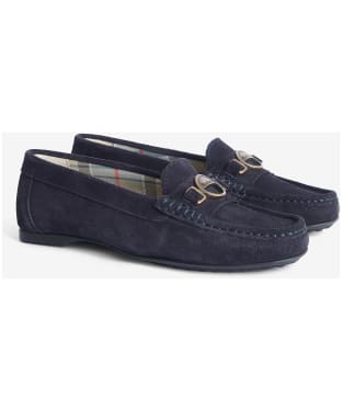 Women's Barbour Anika Suede Loafer - Navy