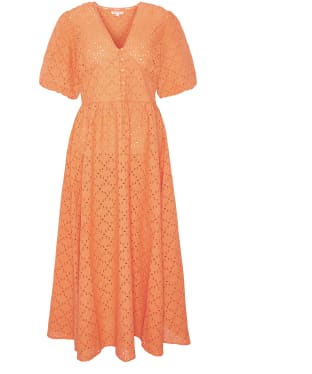Women's Barbour Kelley Broderie Anglaise Maxi Dress - Apricot Crush