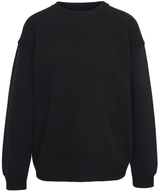 Women's Barbour International Kinghorn Relaxed Sweatshirt - Black