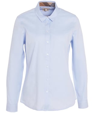 Women's Barbour Derwent Shirt - Pale Blue / Primrose Hessian