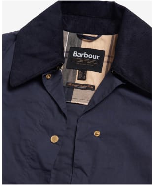 Women's Barbour Paxton Longline Showerproof Jacket - Vulcan