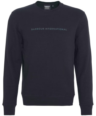 Men's Barbour International Shadow Crew Sweatshirt - Black