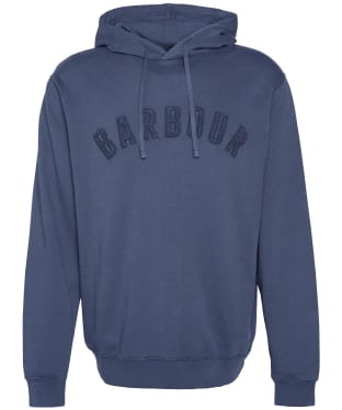Men's Barbour Washed Prep Logo Hoodie - Navy