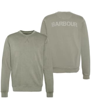 Men's Barbour Atherton Crew Neck Sweater - Agave Green
