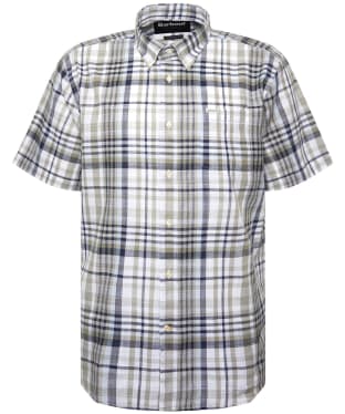 Men's Barbour Hartley Regular Short Sleeve Shirt - Olive