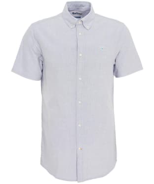 Men's Barbour Oxtown Short Sleeve Tailored Shirt - Pale Sage