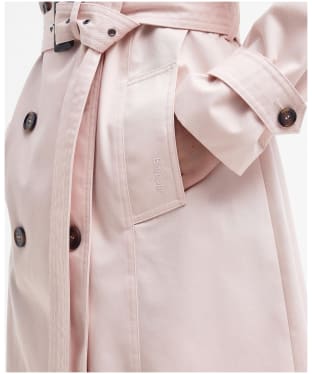 Women's Barbour Greta Showerproof Jacket - Primrose Pink / Primrose Hessian