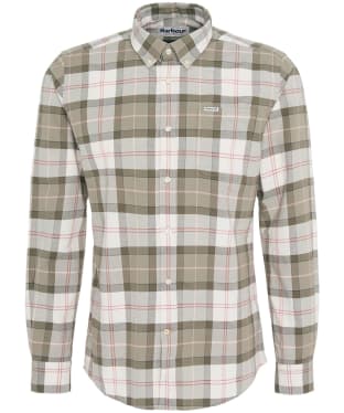 Men's Barbour Lewis Tailored Shirt - Glenmore Olive Tartan