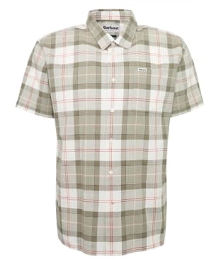 Men's Barbour Gordon Summerfit Shirt - Glenmore Olive