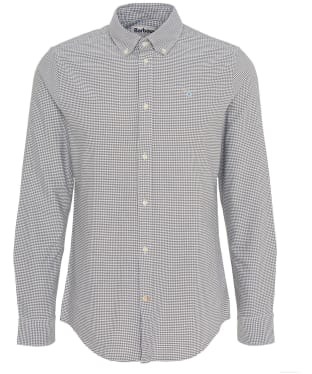 Men's Barbour Gingham Oxtown Tailored Shirt - Dusty Green