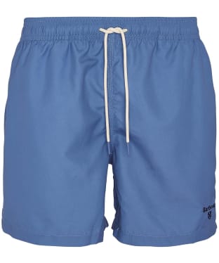 Men's Barbour Staple Logo 5' Swim Shorts - Force Blue