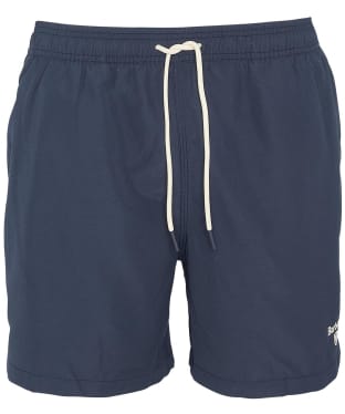 Men's Barbour Staple Logo 5' Swim Shorts - Navy