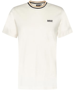Men's Barbour International Buxton Tipped Cotton T-Shirt - Dove Grey