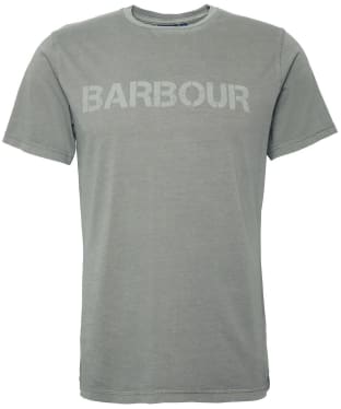 Men's Barbour Atherton Short Sleeve Cotton T-Shirt - Agave Green