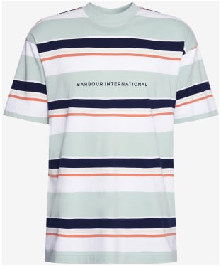 Men's Barbour International Solman Short Sleeve Cotton T-Shirt - Green Fig