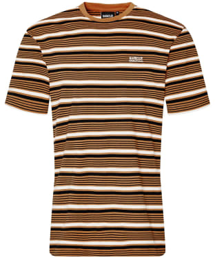 Men's Barbour International Bristol Stripe Cotton T-Shirt - Desert