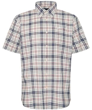 Men's Barbour Drafthill Short Sleeve Shirt - Navy