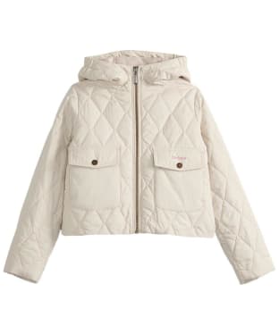 Girl's Barbour Venton Cropped Quilted Jacket, 10-15yrs - French Oak