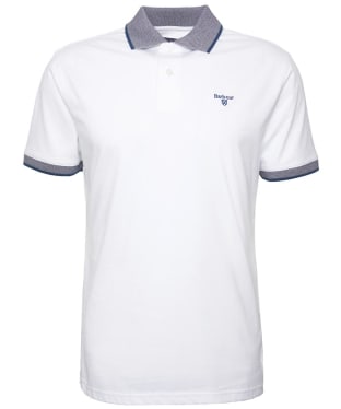 Men's Barbour Cornsay Polo Shirt - White