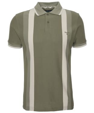 Men's Barbour Howdon Short Sleeve Cotton  Polo Shirt - Pale Sage