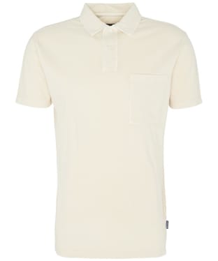 Men's Barbour Worsley Short Sleeve Cotton Polo Shirt - Fog