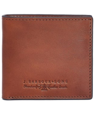 Men's Barbour Torridon Leather Wallet - Cognac
