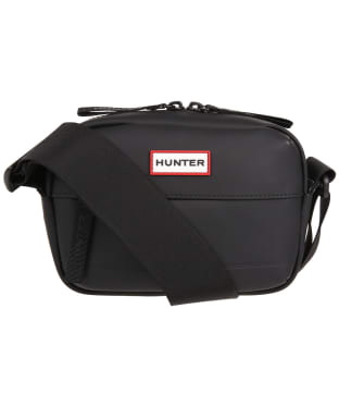 Hunter Original Rubberised Mini Crossbody Bag - Black