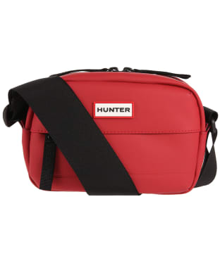 Hunter Original Rubberised Mini Crossbody Bag - Military Red