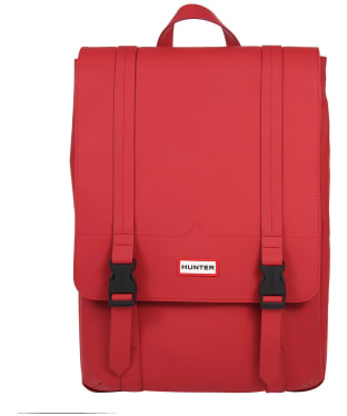 Hunter Original Rubberised Large Backpack - Military Red