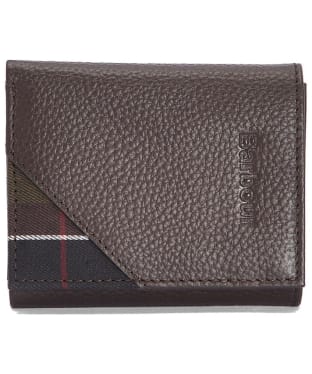 Men's Barbour Tarbert Leather Bi Fold Wallet - Chocolate Brown