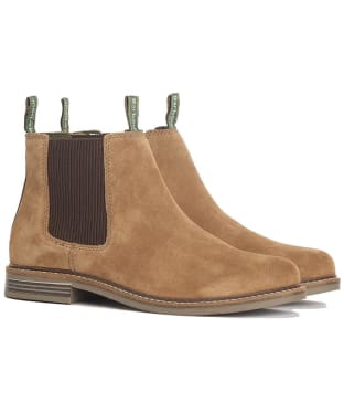 Men's Barbour Farsley Chelsea Boots - Fawn Suede