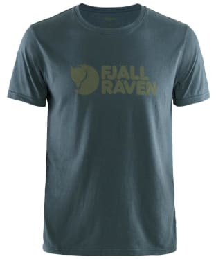 Men’s Fjallraven Logo Short Sleeve T-Shirt - Navy